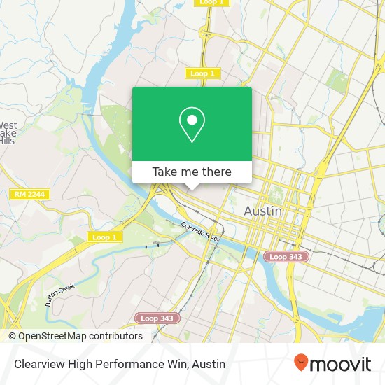 Mapa de Clearview High Performance Win