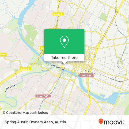 Spring Austin Owners Asso map
