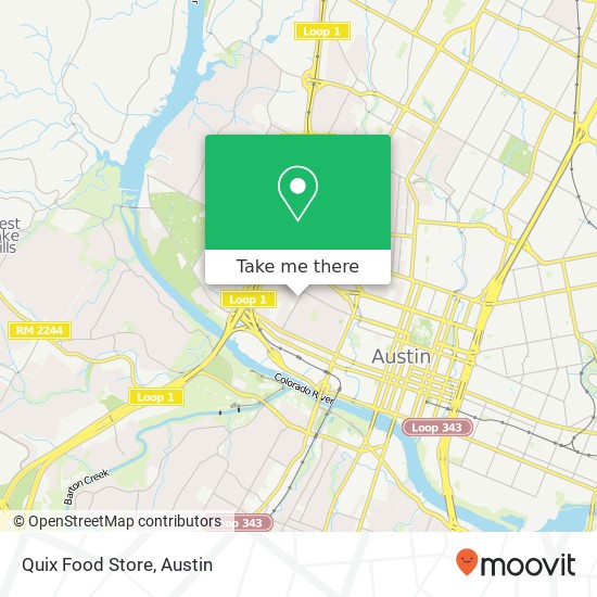 Mapa de Quix Food Store