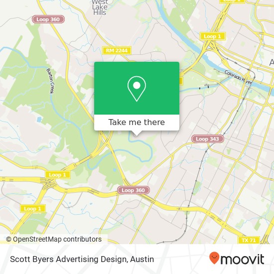 Scott Byers Advertising Design map