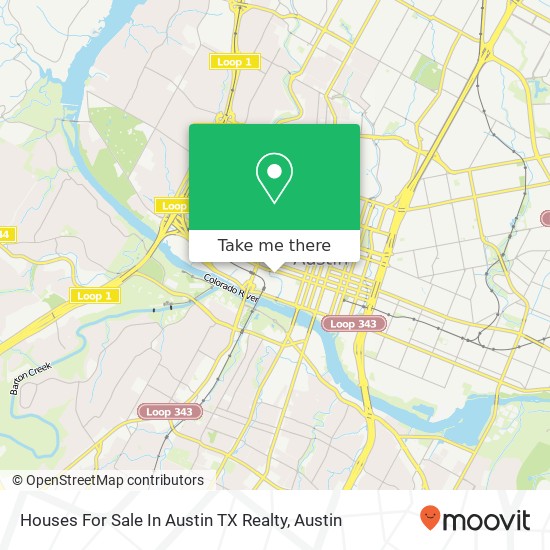 Mapa de Houses For Sale In Austin TX Realty