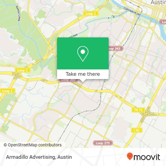 Mapa de Armadillo Advertising