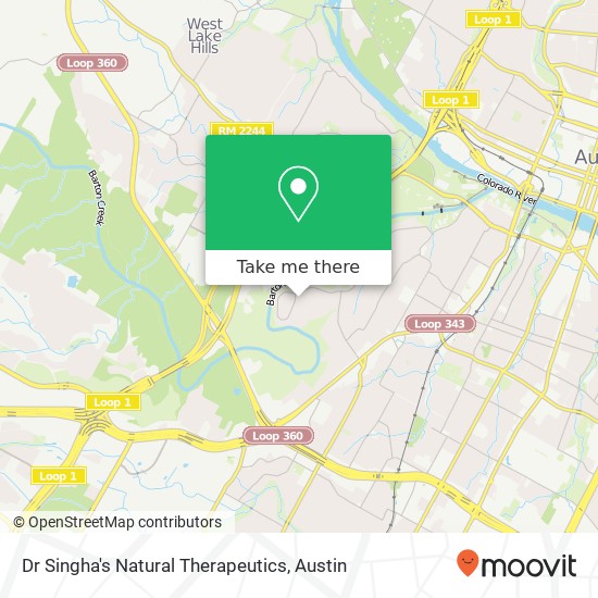Mapa de Dr Singha's Natural Therapeutics