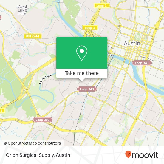 Mapa de Orion Surgical Supply