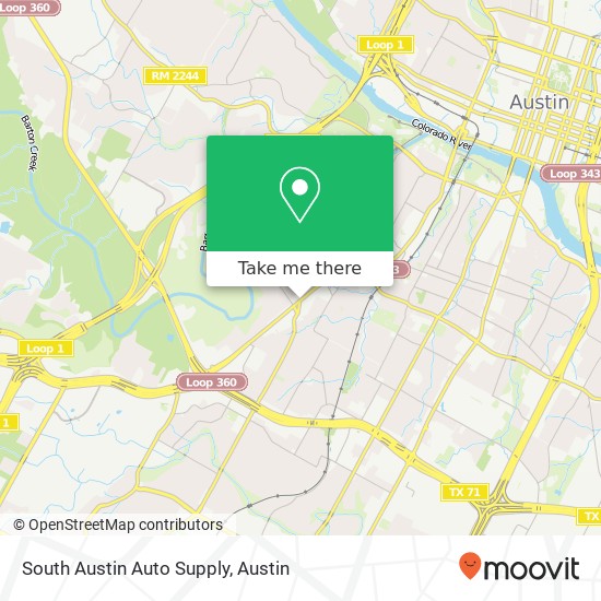 Mapa de South Austin Auto Supply