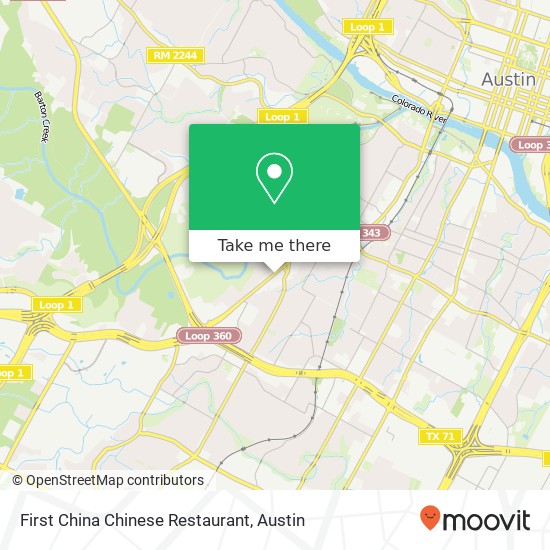First China Chinese Restaurant map