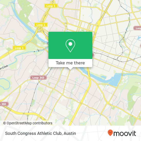 South Congress Athletic Club map