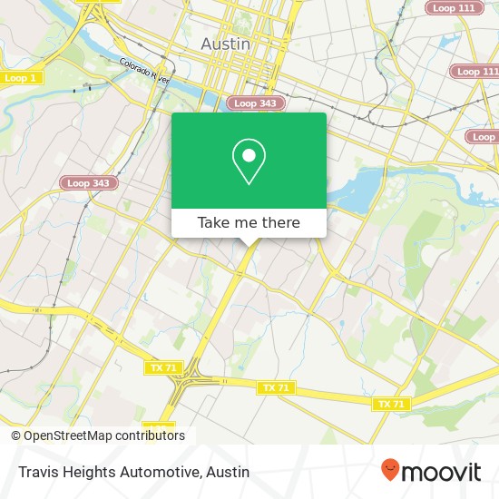 Mapa de Travis Heights Automotive