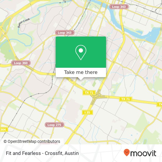 Fit and Fearless - Crossfit map