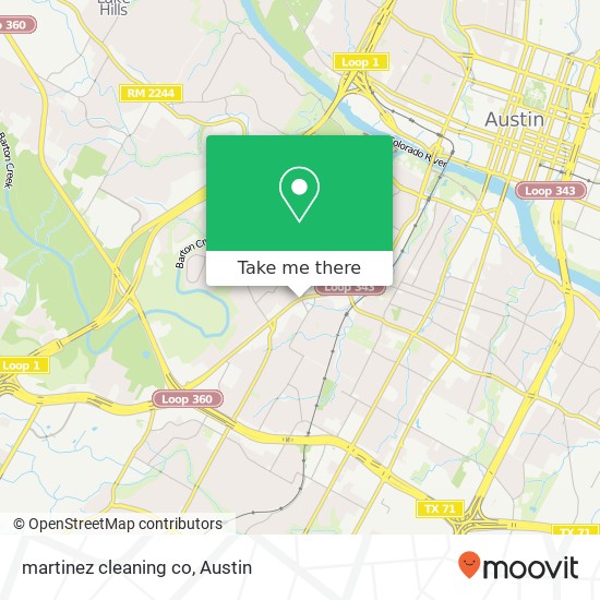 martinez cleaning co map