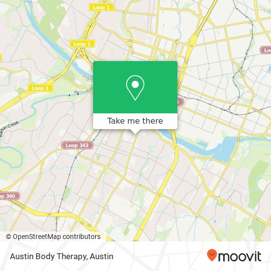 Austin Body Therapy map