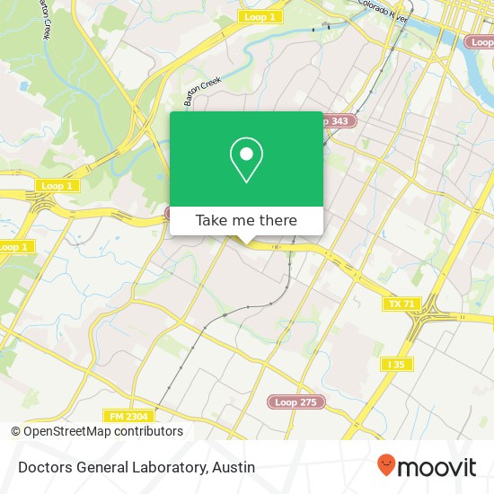 Mapa de Doctors General Laboratory