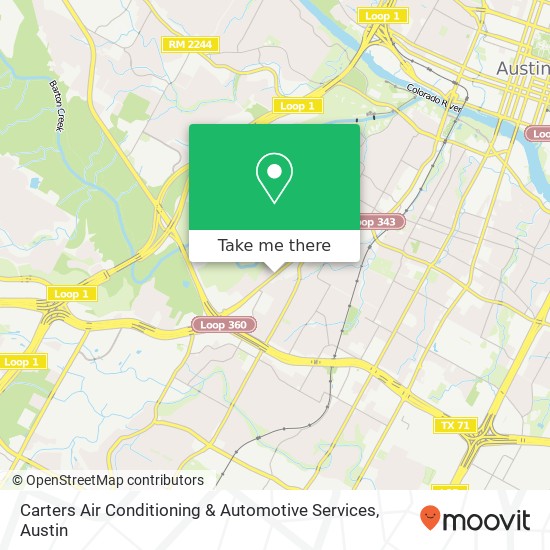 Carters Air Conditioning & Automotive Services map