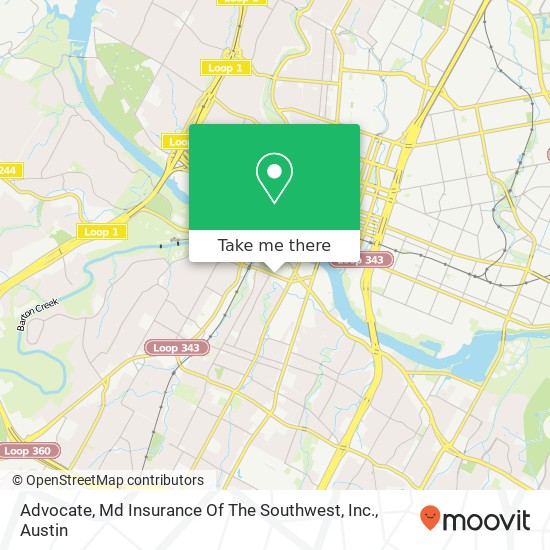 Advocate, Md Insurance Of The Southwest, Inc. map