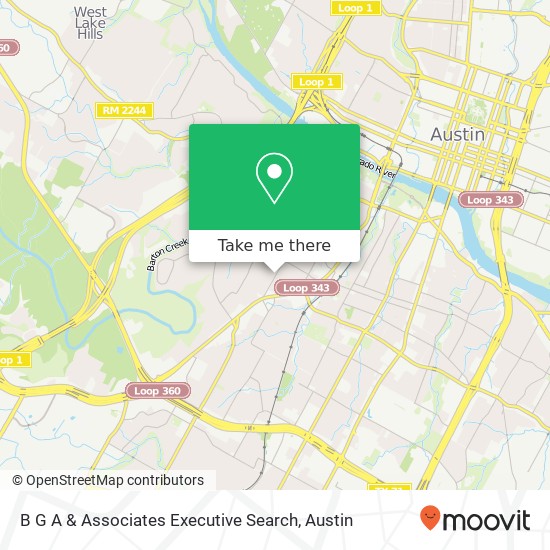 B G A & Associates Executive Search map