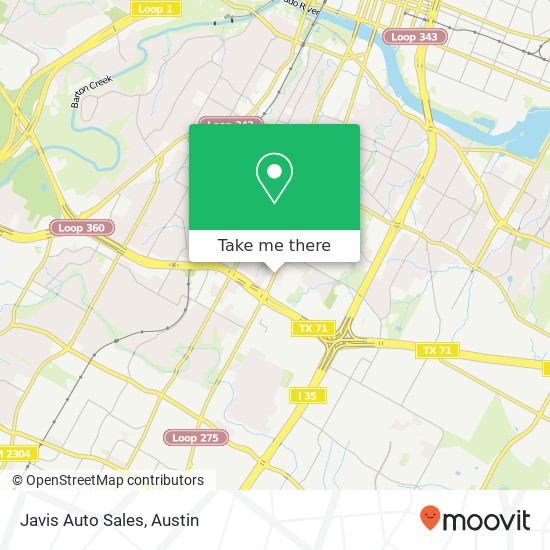 Javis Auto Sales map