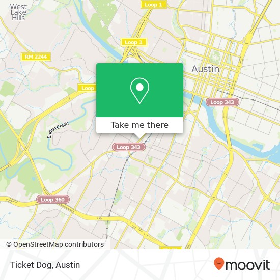 Ticket Dog map