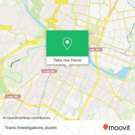 Travis Investigations map