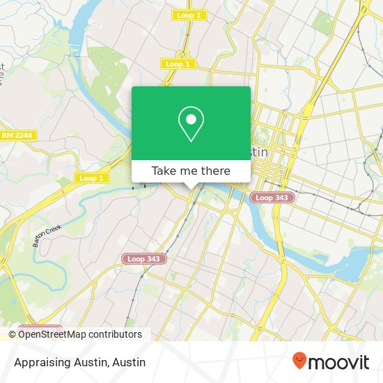 Appraising Austin map