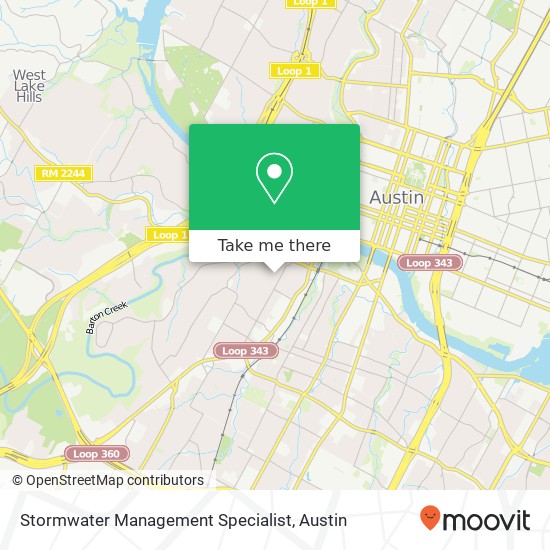 Mapa de Stormwater Management Specialist