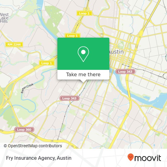 Mapa de Fry Insurance Agency