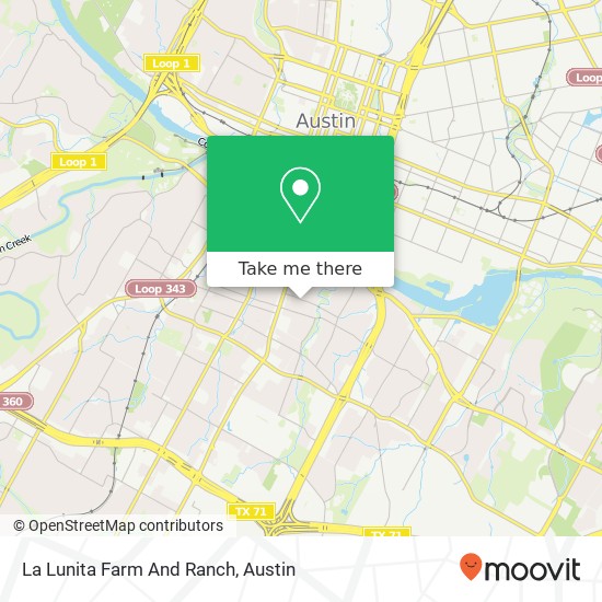 La Lunita Farm And Ranch map