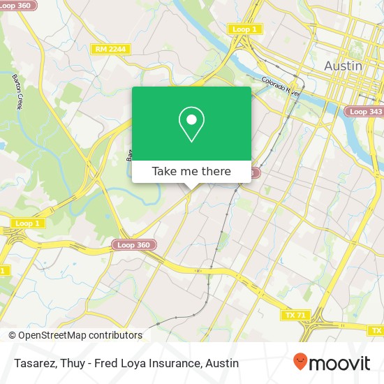 Mapa de Tasarez, Thuy - Fred Loya Insurance