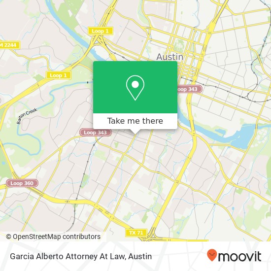 Garcia Alberto Attorney At Law map