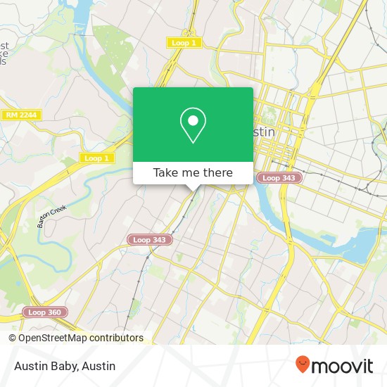 Mapa de Austin Baby