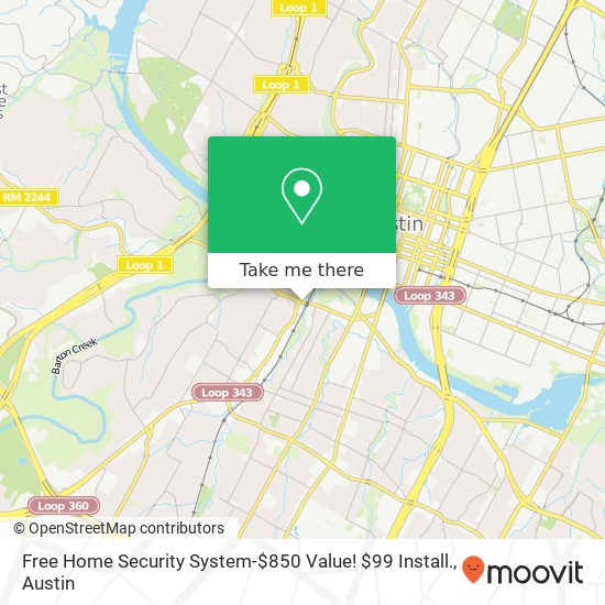 Mapa de Free Home Security System-$850 Value! $99 Install.