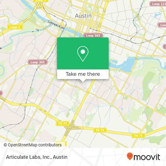 Mapa de Articulate Labs, Inc.