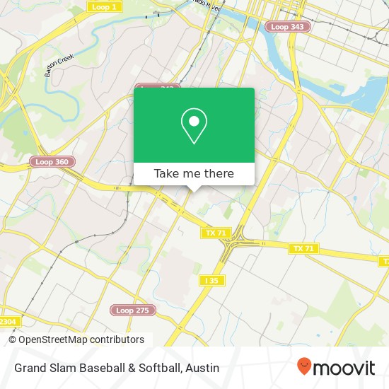 Grand Slam Baseball & Softball map