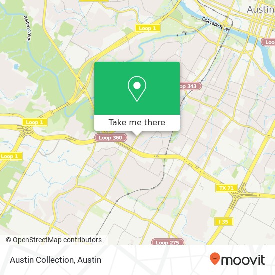 Austin Collection map