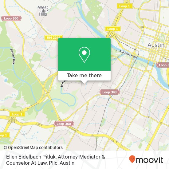 Mapa de Ellen Eidelbach Pitluk, Attorney-Mediator & Counselor At Law, Pllc