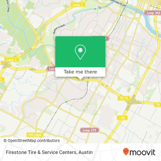 Mapa de Firestone Tire & Service Centers
