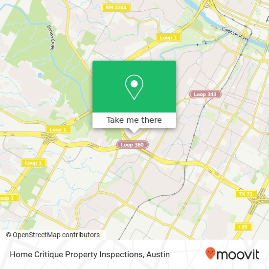 Home Critique Property Inspections map