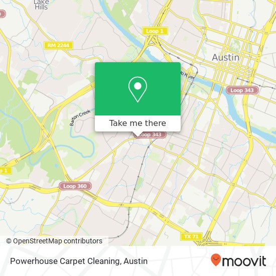 Mapa de Powerhouse Carpet Cleaning