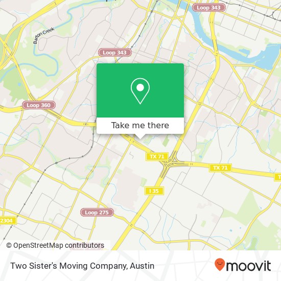 Mapa de Two Sister's Moving Company