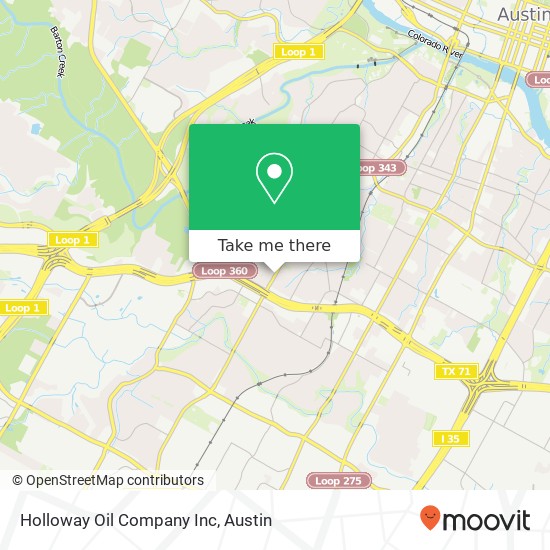 Holloway Oil Company Inc map