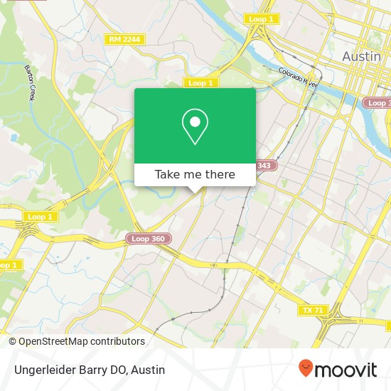 Ungerleider Barry DO map