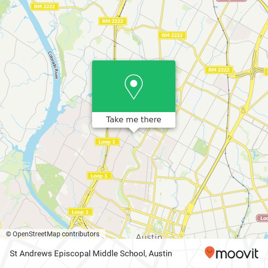 Mapa de St Andrews Episcopal Middle School