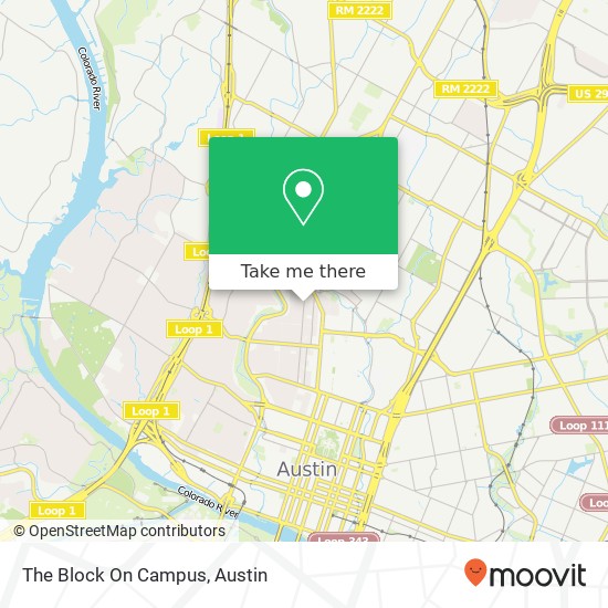 The Block On Campus map
