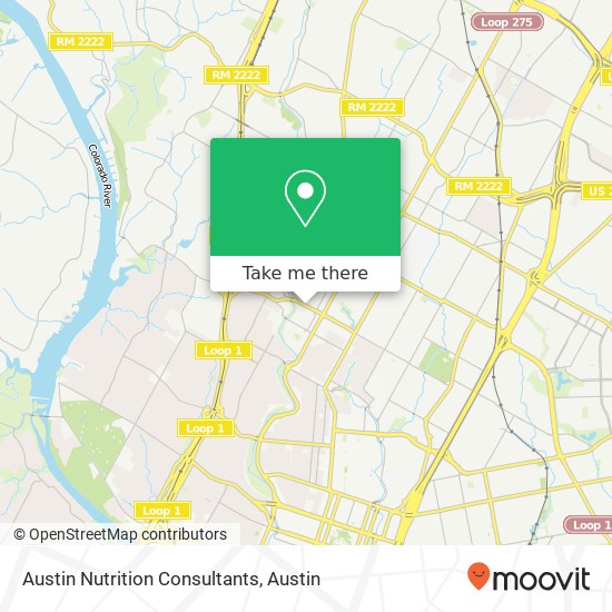Mapa de Austin Nutrition Consultants