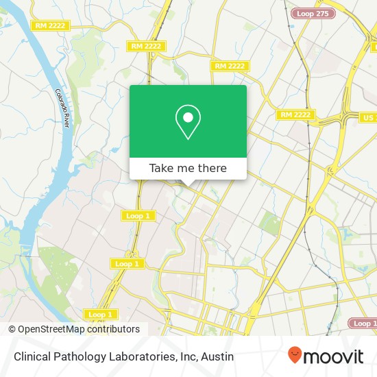 Mapa de Clinical Pathology Laboratories, Inc