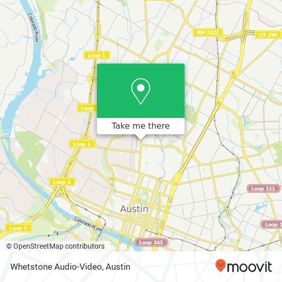 Mapa de Whetstone Audio-Video