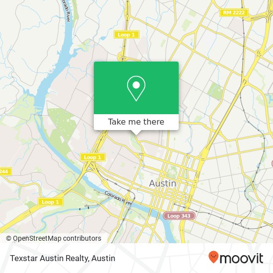 Texstar Austin Realty map