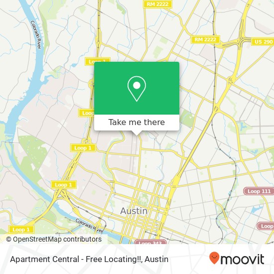 Mapa de Apartment Central - Free Locating!!