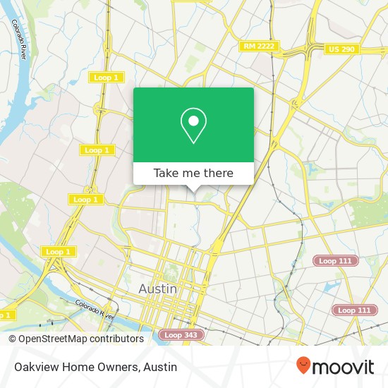 Mapa de Oakview Home Owners