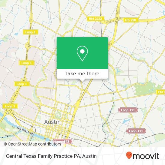 Mapa de Central Texas Family Practice PA