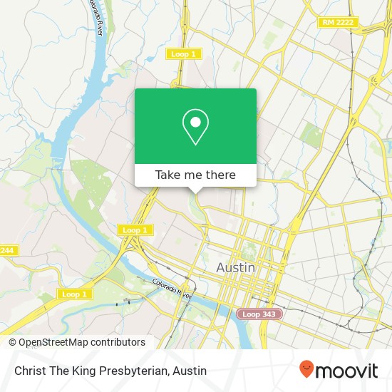 Christ The King Presbyterian map